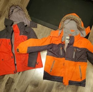 Oshkosh winter coats size 7